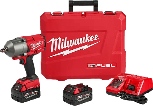 MLW-2863-22 -  Milwaukee M18 FUEL w/ ONE-KEY High Torque Impact Wrench 1/2" Friction Ring Kit (includes: 2 batteries, 1 charger, 1 case)
