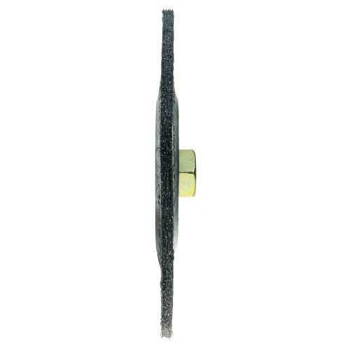 Weiler 35216   7" Polyflex Encapsulated Root Pass Weld Cleaning Brush, .014" Steel Fill, 5/8"-11 UNC Nut