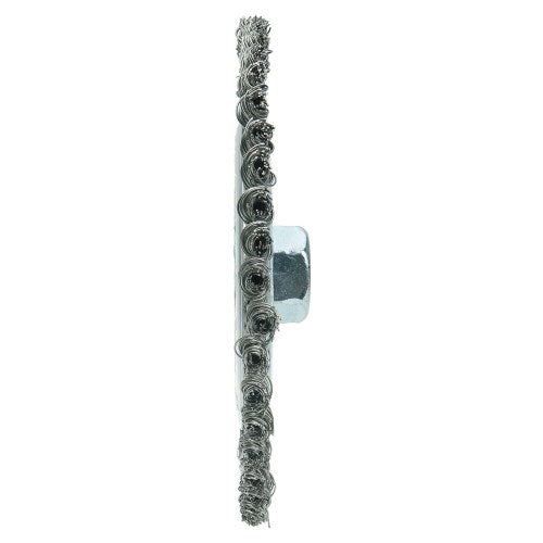 Weiler 36225 - 10 Pack, Wolverine 6" Knot Wire Wheel, Stringer Bead Twist, .020" Steel Fill, 5/8"-11 UNC NUT