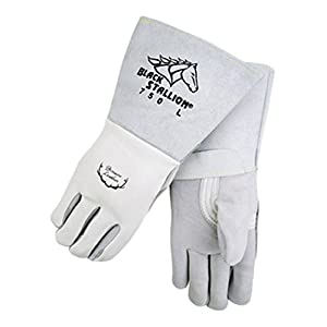 Revco 750-XL Black Stallion Welding Glove, Premium Grain Elk Skin, X-Large (6 Pairs)