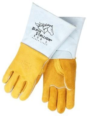Revco T50 Men's Tigster Flame Resistant Welding Gloves – Blue/White, Size XL
