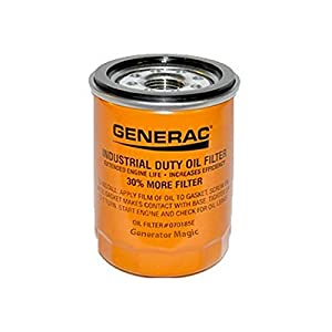 Generac - OIL FILTER 90 LOGO ORNG-CAN - 070185ES / 070185E 90mm High Capacity (30% More Filter)