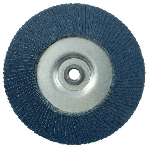 Weiler 7" Tiger Disc Abrasive Flap Disc, Conical (TY29), Aluminum Backing, 60z (50544)