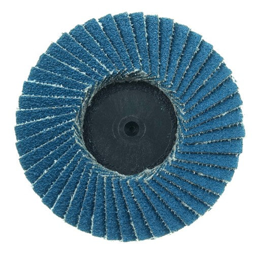 Weiler 50959 - 2" BobCat Mini Abrasive Flap Disc, Flat (TY27), Type R Mount, 80Z