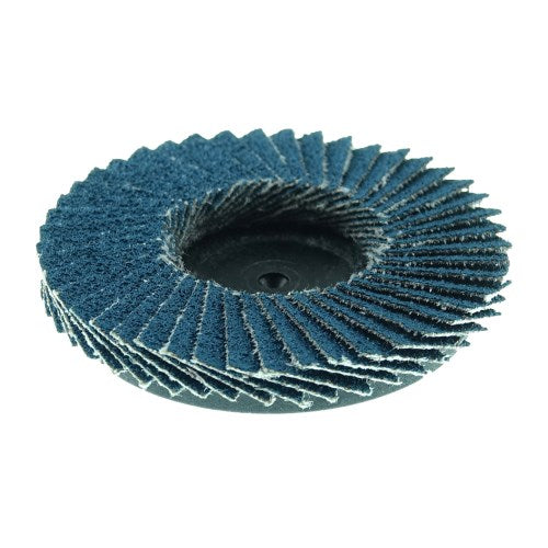 Weiler 50959 - 2" BobCat Mini Abrasive Flap Disc, Flat (TY27), Type R Mount, 80Z