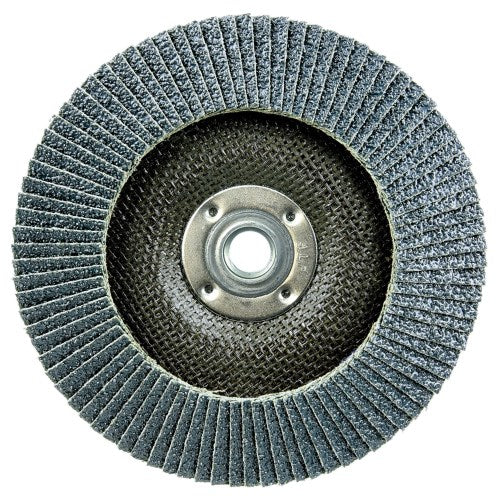 WEI-51179 - 10 Pack, 6" Tiger Paw Abrasive Flap Disc, Angled (TY29), Phenolic Backing, 40Z, 5/8"-11 UNC NUT