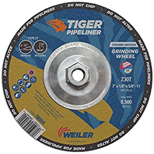 Weiler  58094 7" Tiger Pipeliner Grinding Wheel