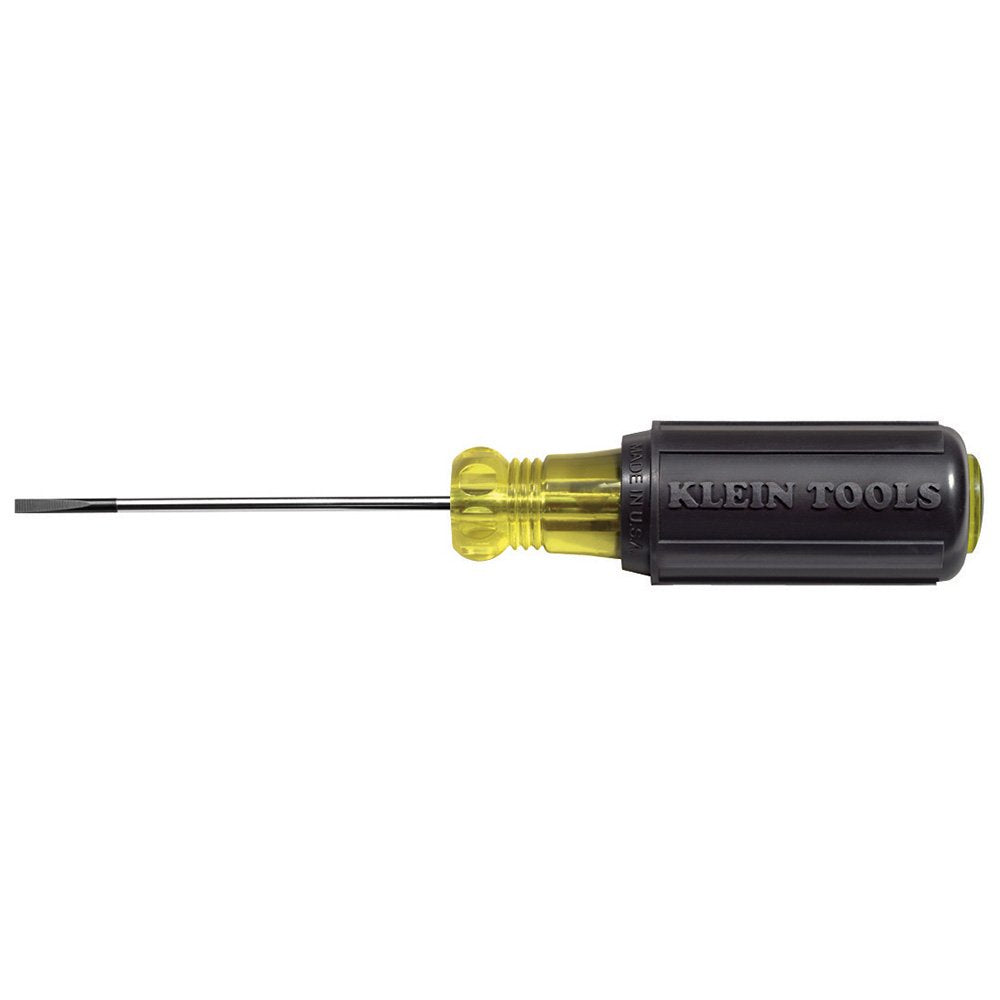 Klein Tools 608-6 1/8-Inch Cabinet Tip Mini Screwdriver, 6-Inch, Made in USA