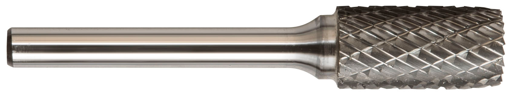 1/2" x 1" x 1/4" Drillco Double Cut Carbide Bur SB-5 (Cylindrical with End Cut)