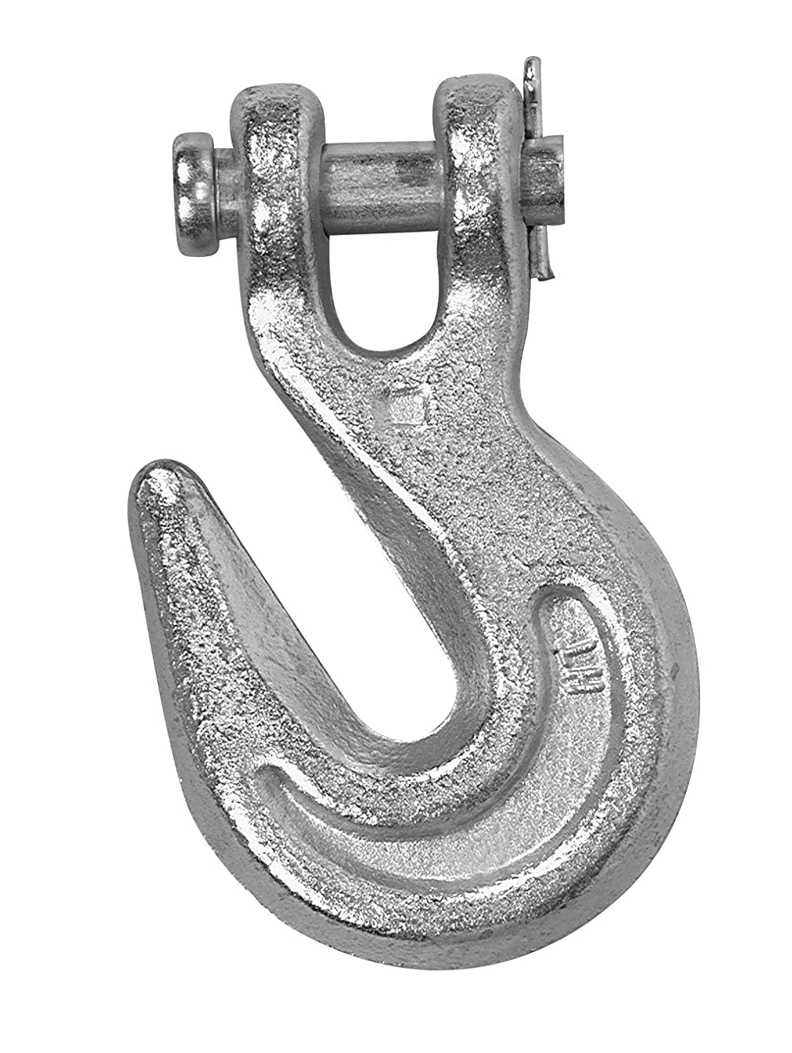 Campbell 4500404 System 4 Grade 43 Drop-Forged Carbon Steel Clevis Grab Hook, Self-Colored, 1/4 "Trade, 2600 lbs Working Load Limit, Box of 10