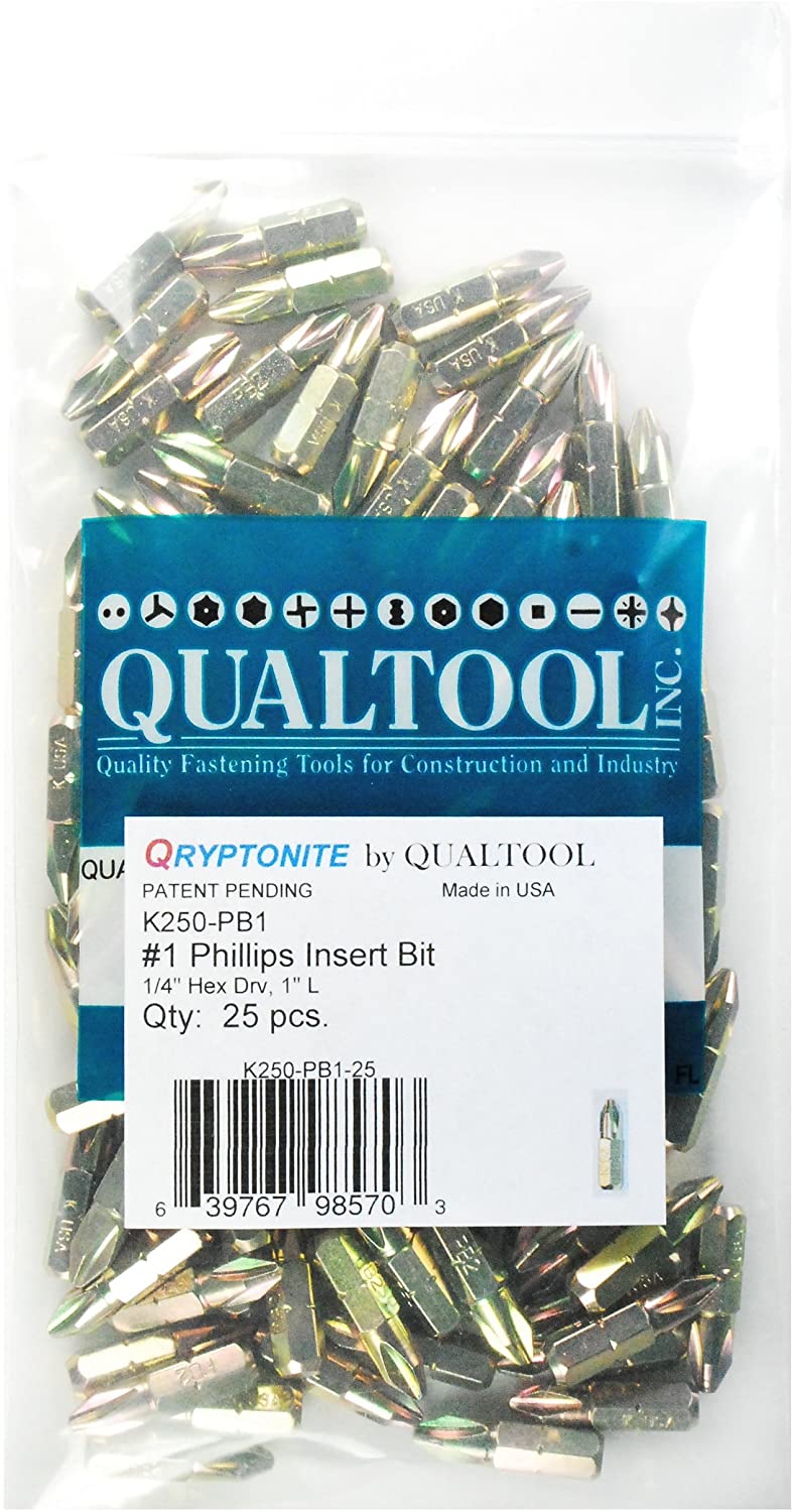 Qualtool Qryptonite K250-PB1 Number 1 Phillips Bit