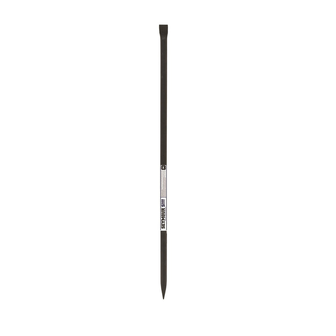 Seymour Midwest Slate Bar, 60" x 1" Hex Shank, Bent Chisel Head & Diamond Point, 14 lb. (85361)