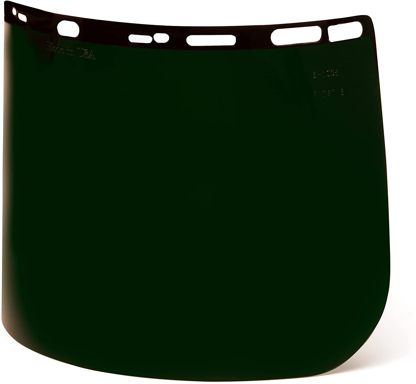 Dark Green Aluminum Bound Face Shield