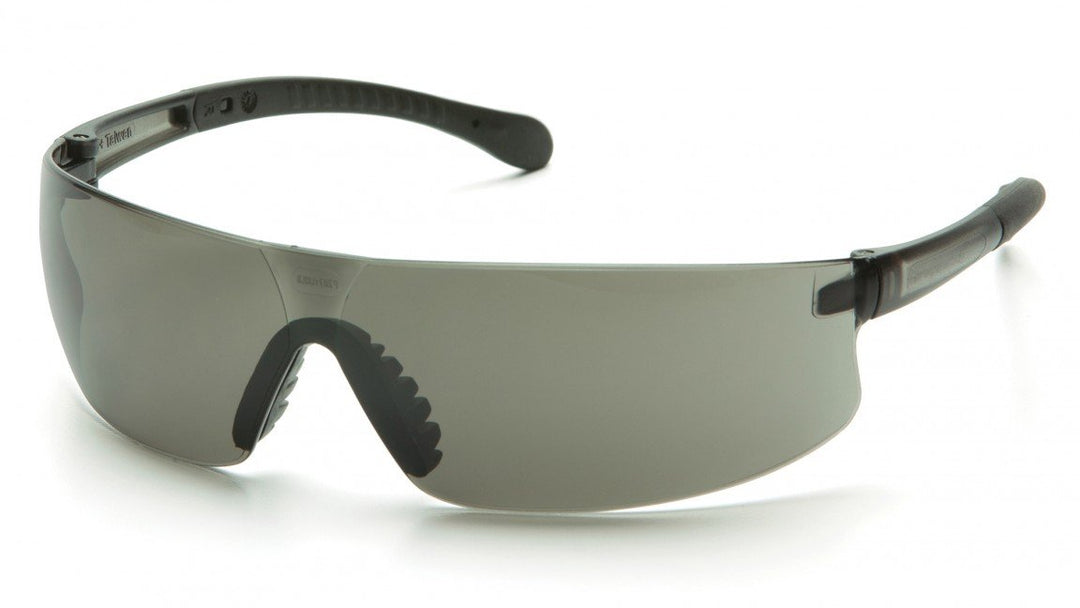 Pyramex Safety Glasses Gray Lens w/ Gray Temple Anti-Fog S7220S