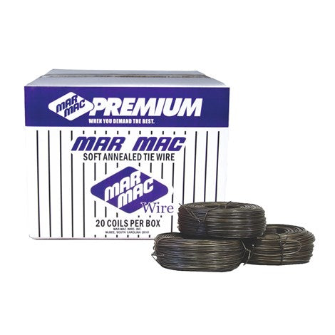 Mar-Mac Premium, Coil Wire, Annealed Black, 16 ga, 3.5 lbs. Tie Wire (PRCWBLK16_3.5BX)