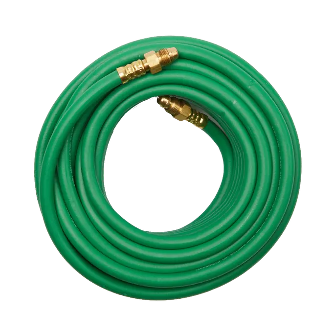 Techniweld Green Argon Hose 1/4 x 50 w/fittings (HSIARGON50G)