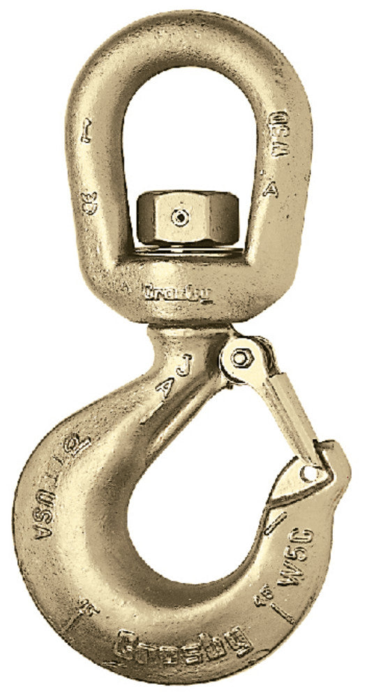 Crosby L322AN 7t Alloy Swivel Hook w/Latch (1048859) – Horizon