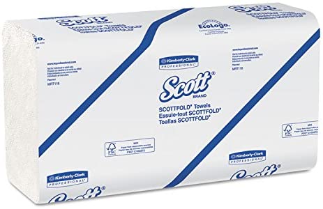 Scott Towels, Scottfold M, 9 2/5 x 12 2/5, White, 175/Pack (25 packs per case) (sold per case)