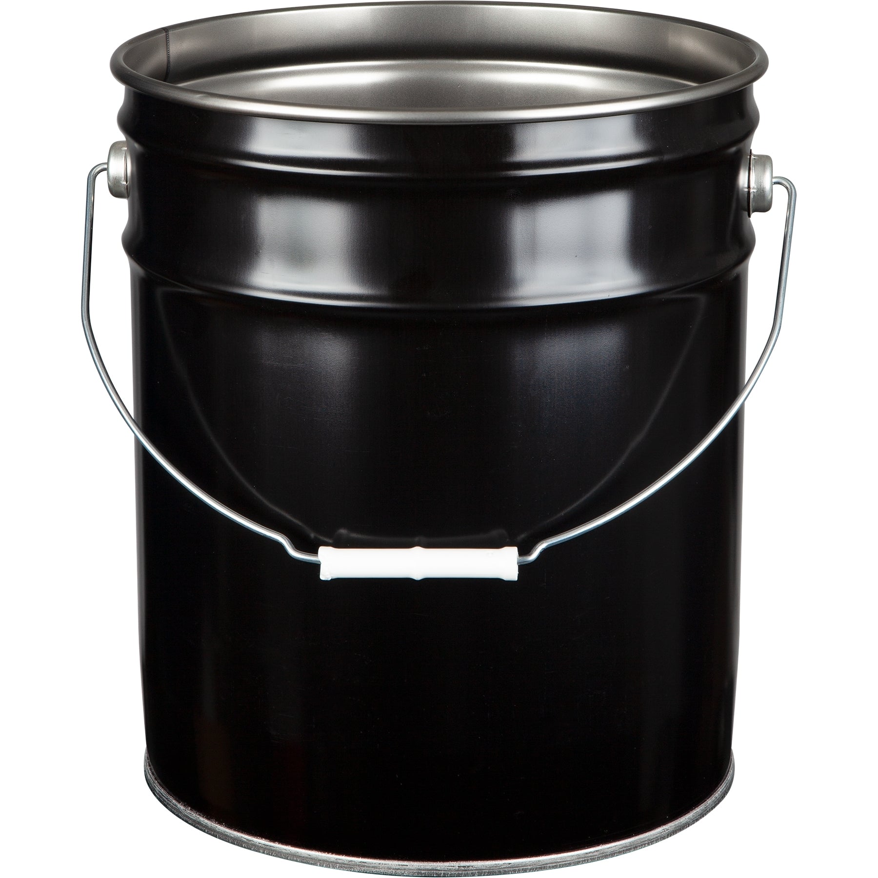 5 Gal Steel Bucket- Black