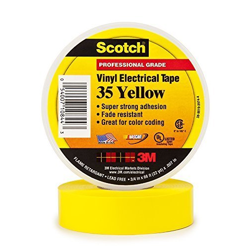 3M Scotch® Vinyl Color-Coding Electrical Tape 35