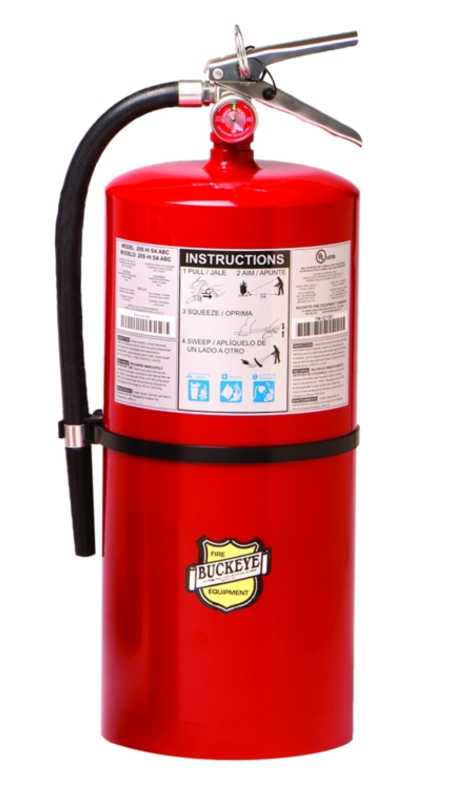 20LB Class ABC Fire Extinguisher w/ Wall Mount