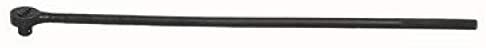 Wright Tool # 6425 - Long Ratchet with Knurled Steel Handle, Black