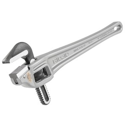 Rigid Offset Pipe Wrenches, Alloy Steel Jaw, 18 in