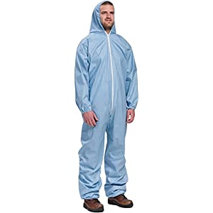 West Chester 3106 Posi FR Coverall – [Pack of 25] 4X-Large, Safety Wear Overall with Zipper Front, Elastic Ankle and Wrist