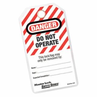 Safety Series™ "Do Not Operate" I.D. Tags, 3-1/8 in W x 5-3/4 in H