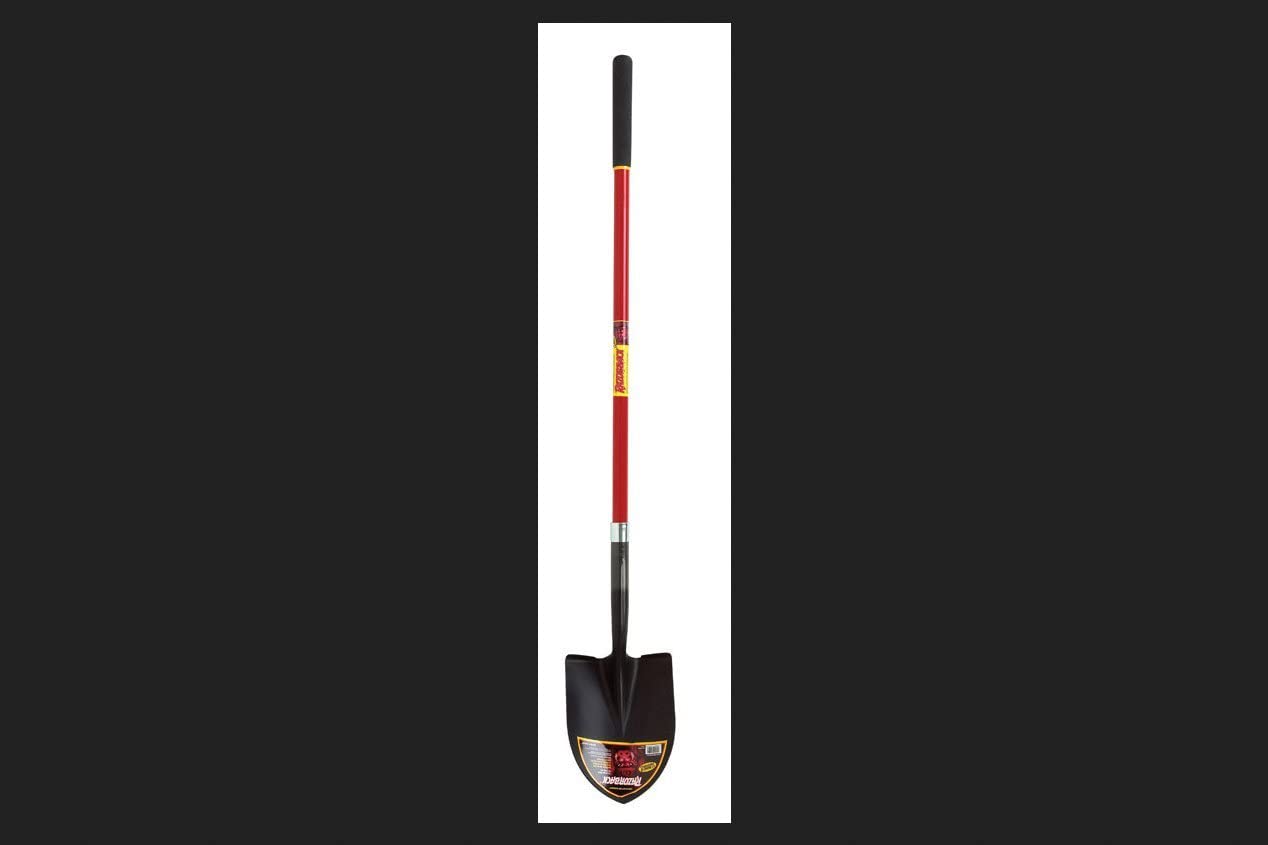 Long handle Fiberglass round tip shovel