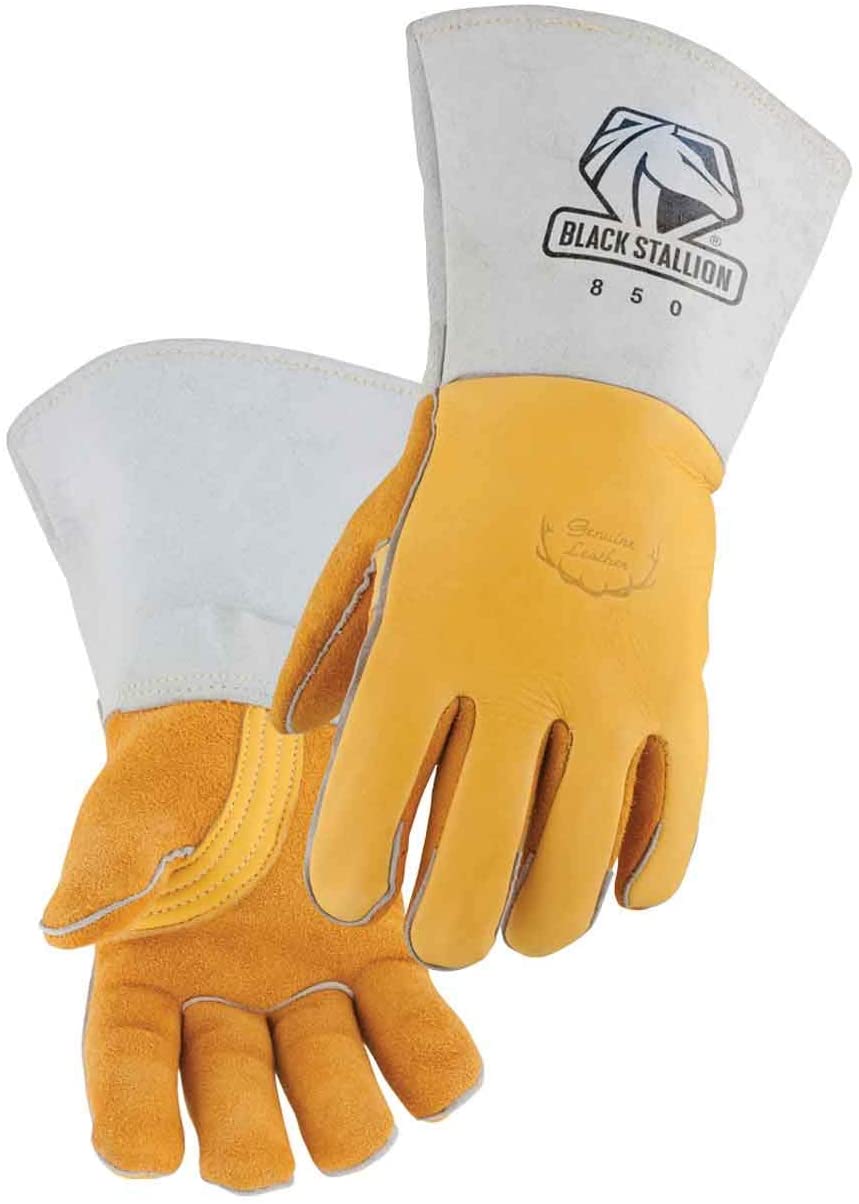 Revco 850L Elk Fur Lined Nomex Lined Welding Gloves L