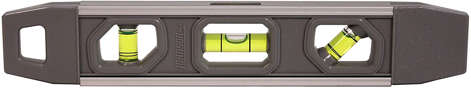 Johnson Level & Tool 1405-0900 9 "Extruded Aluminum Magnetic Project Aluminum Frame with High Impact Plastic Covers,