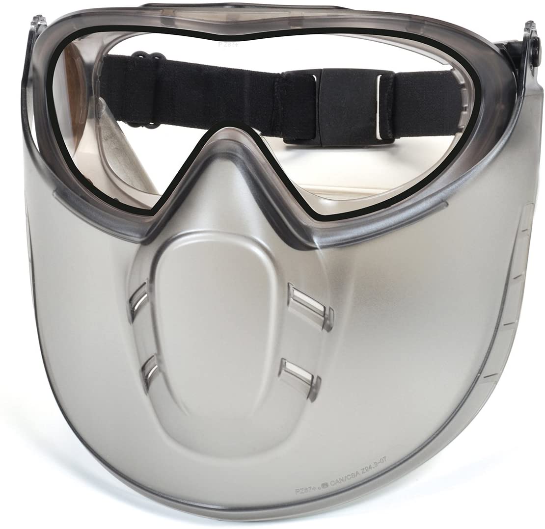 Clear H2X Anti-Fog Lens with Face Shield Dual Pane Lens Anti-Fog