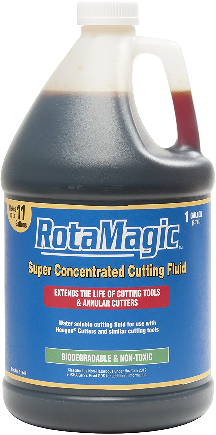 Hougen RotaMagic Metal Cutting Oil 10: 1 mix Super Concentrated Cutting Fluid 1 Gallon