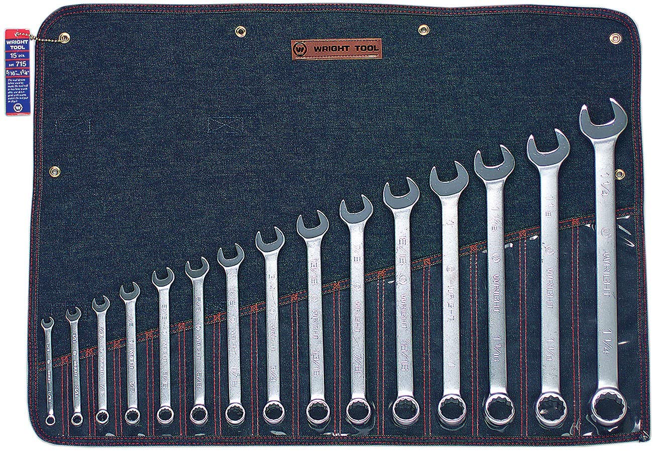 Wright Tool, 12 point combination wrench set.