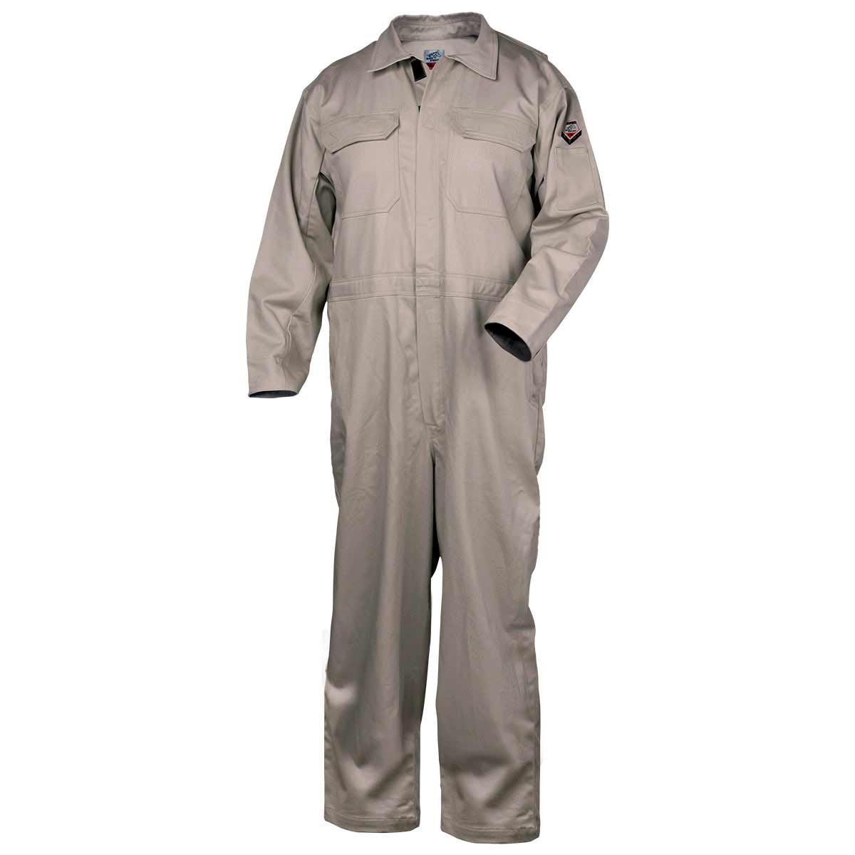 9 OZ FLAME-RESISTANT COTTON COVERALLS (STONE). Pack 1. 3X Large. CF2215-ST-3XL