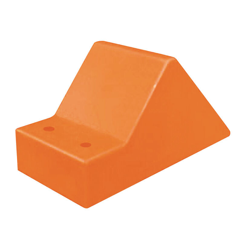 Pipe Chock LDPE Orange 4-1/2" X 2-3/4 X 2" Wedge