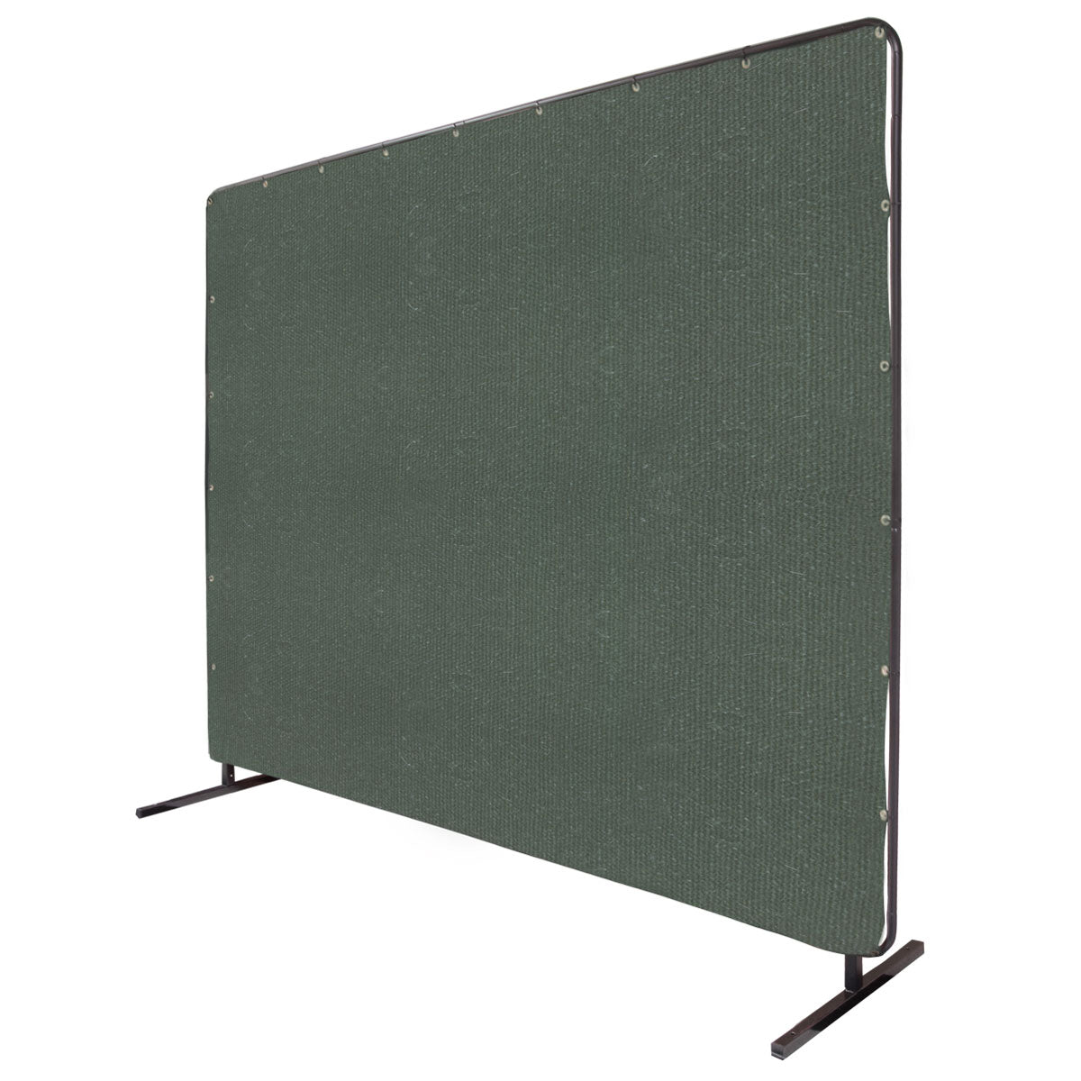 Welding Screen 6X8 Round Tube Quick Frame Standard Single Panel (6x8CF1) Olive Drab (Canvas)