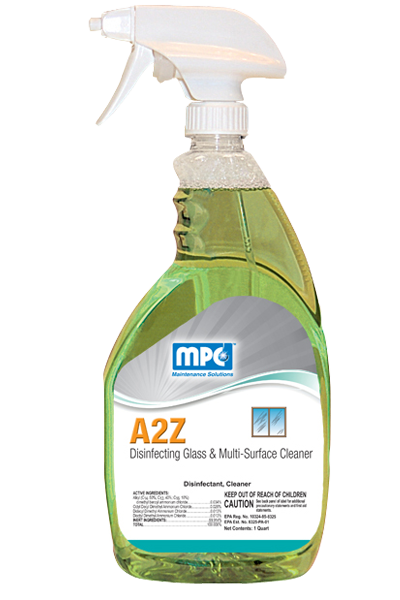 A2Z Disinfecting Glass & Multi-Surface Cleaner 1 Quart (ea)